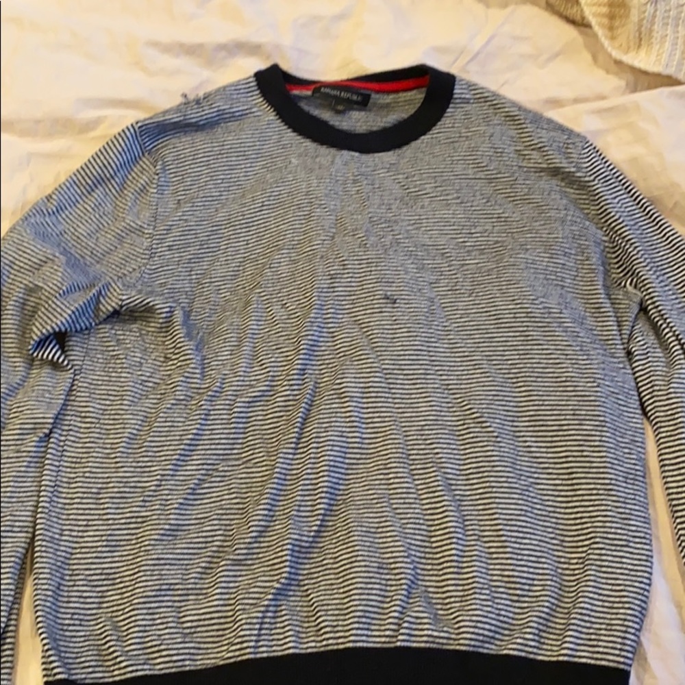 Striped thin sweater